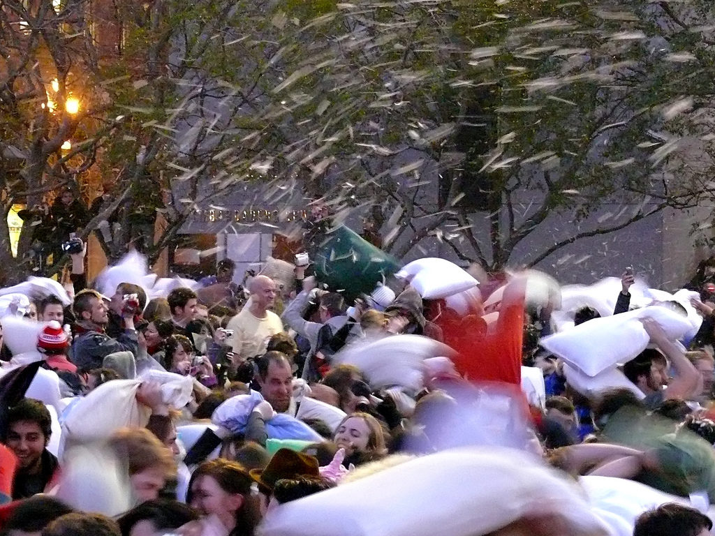 Valentine's Day Pillow Fight, San Francisco