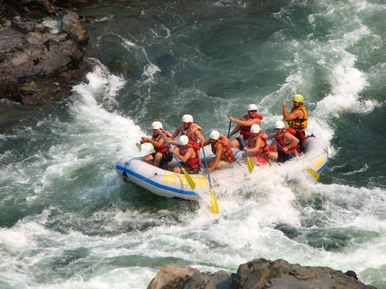 White water rafting in Australia on the Tully River