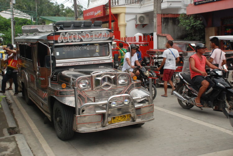 Jeepney ride, Mindoro, Philippines