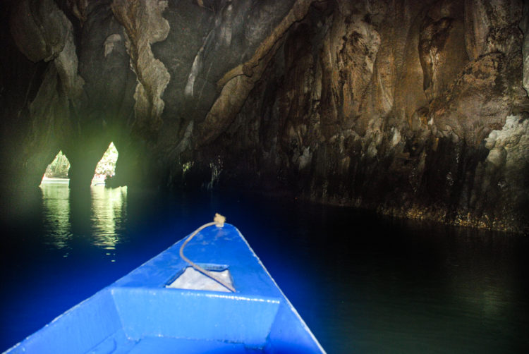 Inside the underground river, Palawan, Philippines